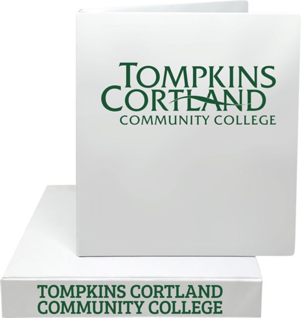 Tompkins Cortland Community College 1.5'' Vinyl Binder